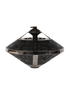 Louis Vuitton Horizon Light Up Speaker 360 LV Logo Monogram Black Chrome Hook
